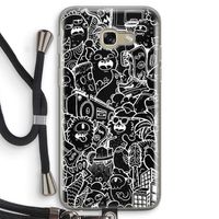 Vexx Black City : Samsung Galaxy A5 (2017) Transparant Hoesje met koord