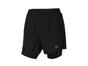 CRIVIT Korte heren sportbroek (Zwart, S)