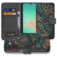 Samsung Galaxy A17 Boekhoesje Aztec Met 3 Pasjes Print