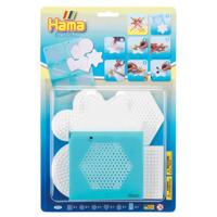 Hama bead-tac strijkkralenbordjes, 5st.