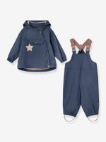 Regenjas en -laarzen MATWAINIS MINI A TURE donkerblauw