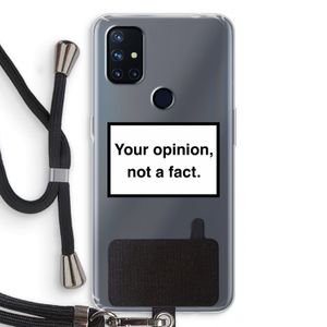 Your opinion: OnePlus Nord N10 5G Transparant Hoesje met koord