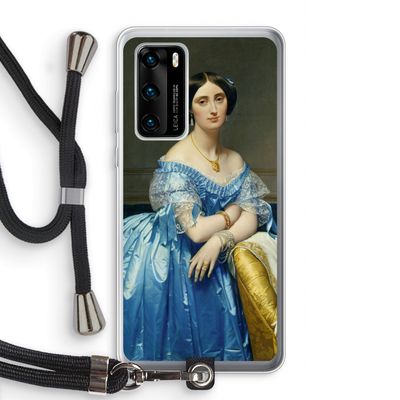 Eleonore: Huawei P40 Transparant Hoesje met koord