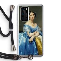 Eleonore: Huawei P40 Transparant Hoesje met koord