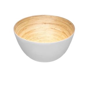 Secret de Gourmet - Slakommetjes/serveer schaaltjes - bamboe - D17 cm