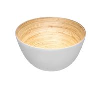Secret de Gourmet - Slakommetjes/serveer schaaltjes - bamboe - D17 cm
