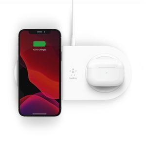 Belkin BOOST↑CHARGE Smartphone Wit AC Draadloos opladen Snel opladen Binnen