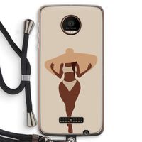 Let's get salty: Motorola Moto Z Force Transparant Hoesje met koord