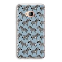 Zebra: HTC U Play Transparant Hoesje