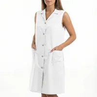 Schriks Jasschort wit mouwloos - Stevige schort - L - L - L - L - L - L - L - L - L - L - L - L - L - L - L - L