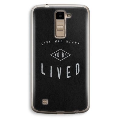 To be lived: LG K10 (2016) Transparant Hoesje