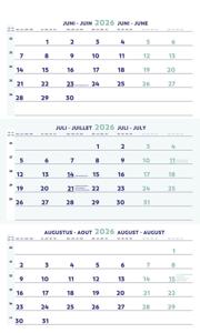 Brepols driemaandskalender 2026
