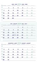 Brepols driemaandskalender 2026
