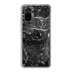Zwart marmer: Xiaomi Redmi Note 10 Pro Transparant Hoesje