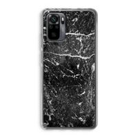 Zwart marmer: Xiaomi Redmi Note 10 Pro Transparant Hoesje