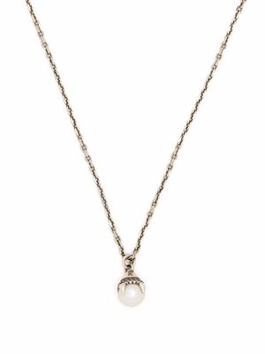 Emanuele Bicocchi collier à pendentif en perle - Argent