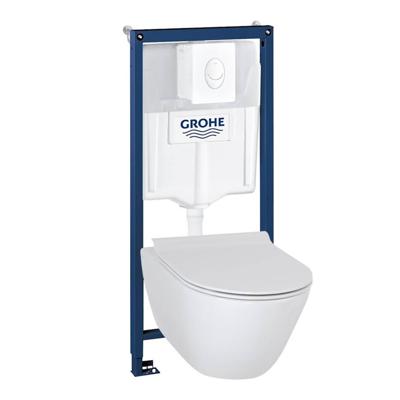 Ben Segno Free Flush Xtra Glaze met Rapid SL inbouwreservoir en wit bedieningspaneel