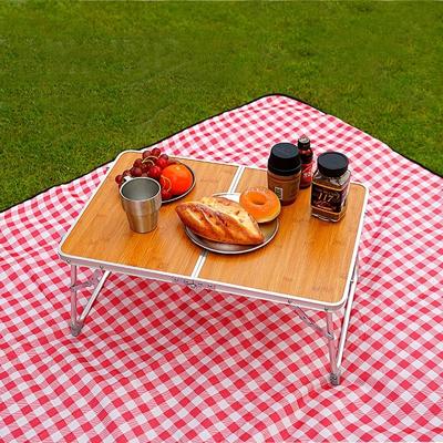 140x200 CM Camping Camping Moistureproof buiten picknick mat strandmat specificaties (lengte * breedte): 140x200cm (picknick mat B rode Plaid)