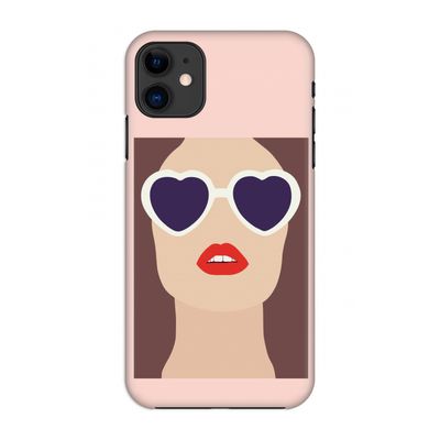 Red lips: Volledig geprint iPhone 11 Hoesje
