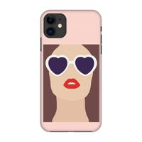 Red lips: Volledig geprint iPhone 11 Hoesje