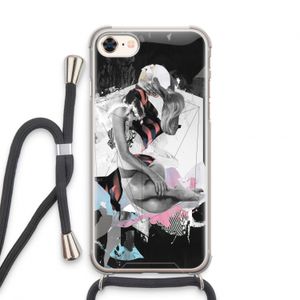 Camouflage de sommeil: iPhone 7 Transparant Hoesje met koord