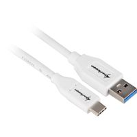 Sharkoon USB-A 3.2 > USB-C kabel 1 meter