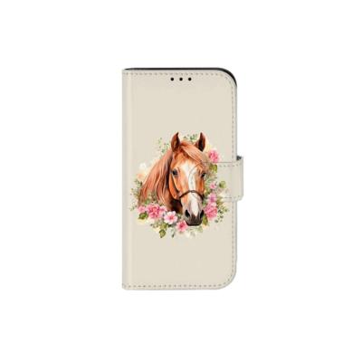 Telefoonhoesje | Met pasjeshouder | voor iPhone 13 Mini Paard