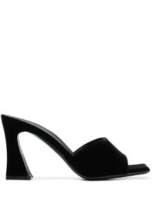 Giuseppe Zanotti sandales Solhene 90 mm en velours - Noir