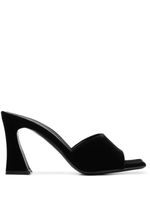 Giuseppe Zanotti sandales Solhene 90 mm en velours - Noir - thumbnail