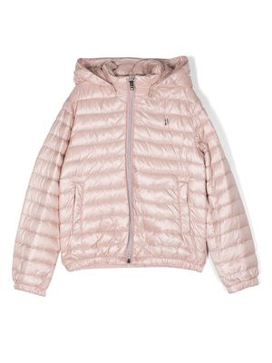 Herno Kids doudoune à logo embossé - Rose