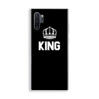King zwart: Samsung Galaxy Note 10 Plus Transparant Hoesje