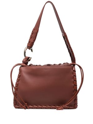 Chloé sac porté épaule Tess en cuir - Marron