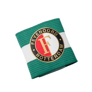 Feyenoord Aanvoerdersband Volw, groen/wit/groen