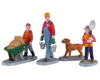 Morning chores, set of 4 - Lemax - thumbnail