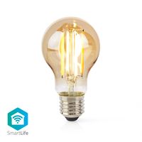 Nedis SmartLife LED Filamentlamp | Wi-Fi | E27 | 806 lm | 7 W | 1 stuks - WIFILRF10A60 WIFILRF10A60