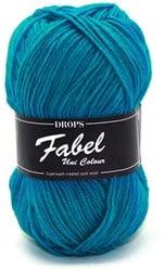 Drops Fabel Uni Colour 105 Turquoise