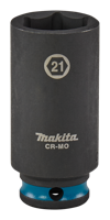Makita Krachtdop Impact Black, 3/8 21mm lang - E-16380