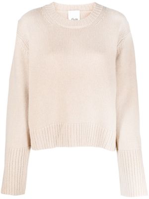 Allude pull en maille à manches amples - Tons neutres