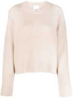 Allude pull en maille à manches amples - Tons neutres Allude pull en maille à manches amples - Tons neutres