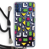 8-bit N°4: Motorola Moto G9 Plus Transparant Hoesje met koord