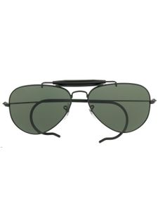 Ray-Ban lunettes de soleil à monture aviateur - Noir
