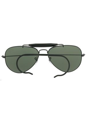 Ray-Ban lunettes de soleil à monture aviateur - Noir