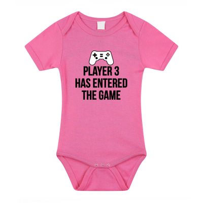 Player 3 entered cadeau baby rompertje roze meisjes
