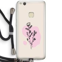 Roses are red: Huawei Ascend P10 Lite Transparant Hoesje met koord