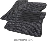 Petex voetmat "sopo" car carpet sopo gr.3 anthracite 4-piece.