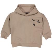 LEVV Little Jongens hoodie - Peck - Donker taupe