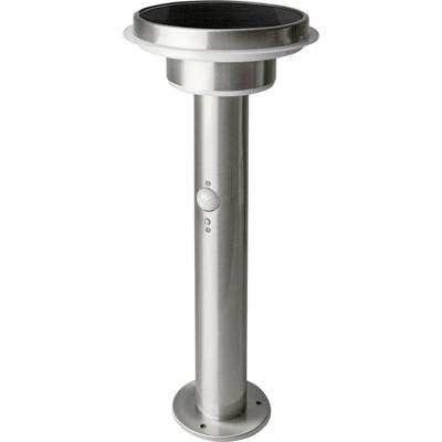 OSRAM ENDURA Style Solar 40cm Post Sensor Double Circle 6W Stainless Steel 4099854455469 LED-buitenlamp (wand) 6.00 W Steel