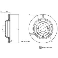 remschijf ADG043240