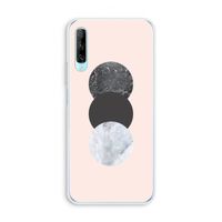 Marmeren cirkels: Huawei P Smart Pro Transparant Hoesje