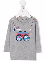 Paul Smith Junior t-shirt à imprimé graphique - Gris